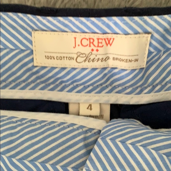J Crew navy shorts size 4 - Picture 2 of 4